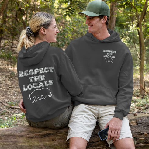 Respect The Locals Double Sided Hoodie